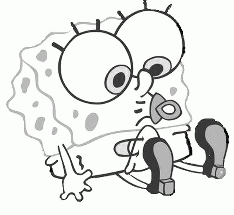 Baby SpongeBob Coloring Game Baby SpongeBob