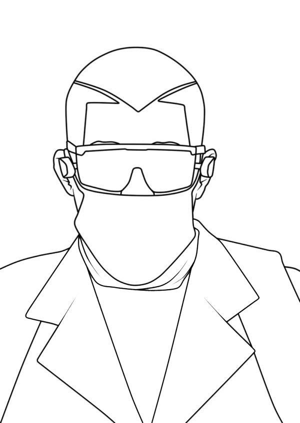 Bad Bunny Wearing Mask