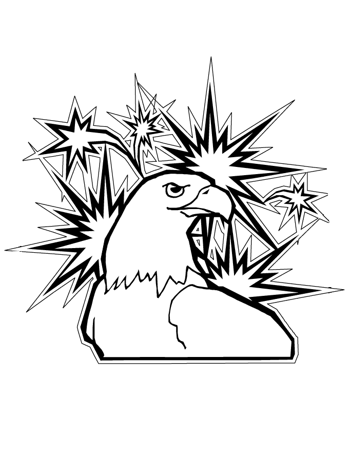 Bad Eagle Coloring Game Bad Eagle