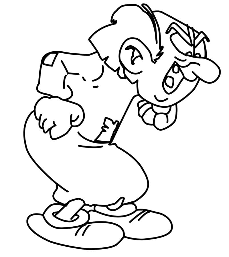 Bad Gargamel Coloring Game Bad Gargamel