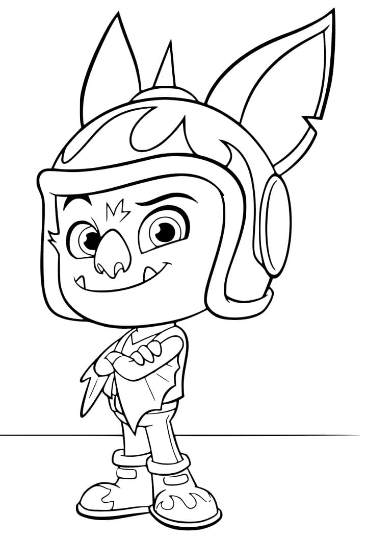 Baddy McBat from Top Wing