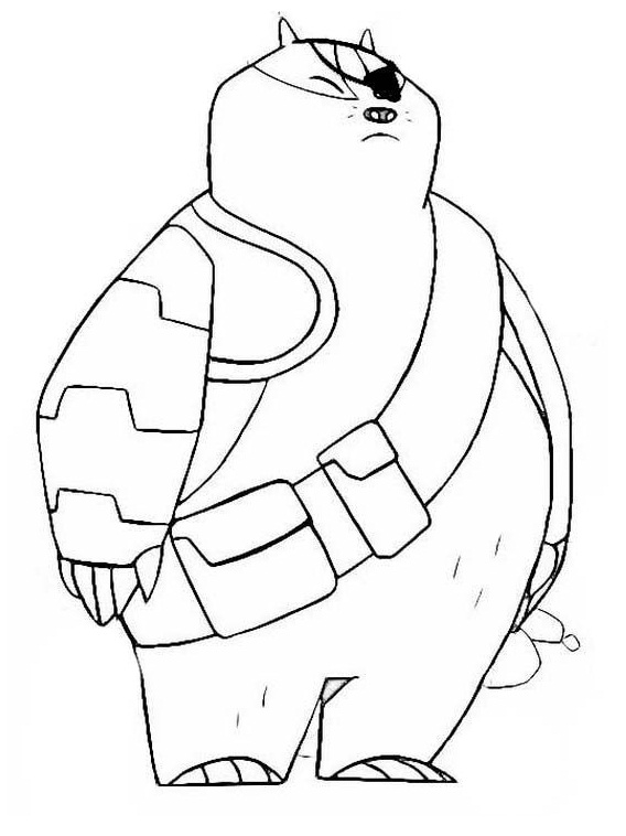 Badgerclops from Mao Mao