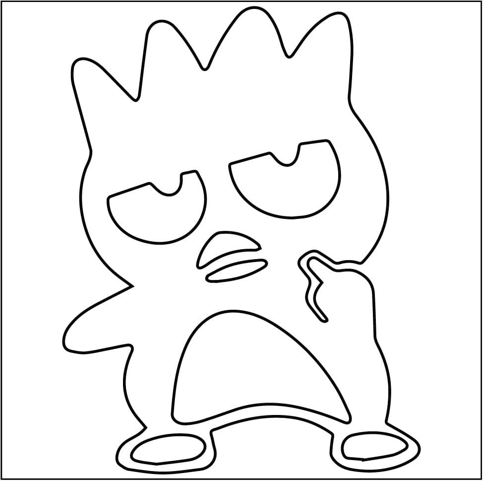 Badtz Maru Free Coloring Game Badtz Maru Free