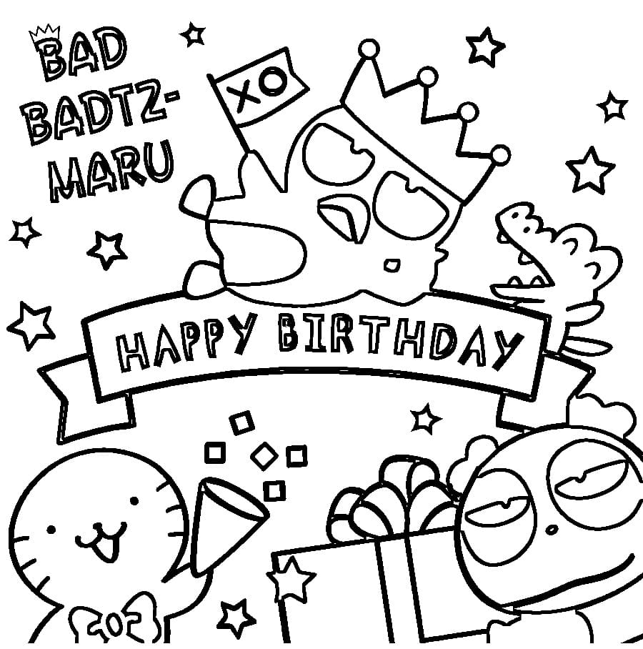 Badtz Maru Sanrio Coloring Game Badtz Maru Sanrio