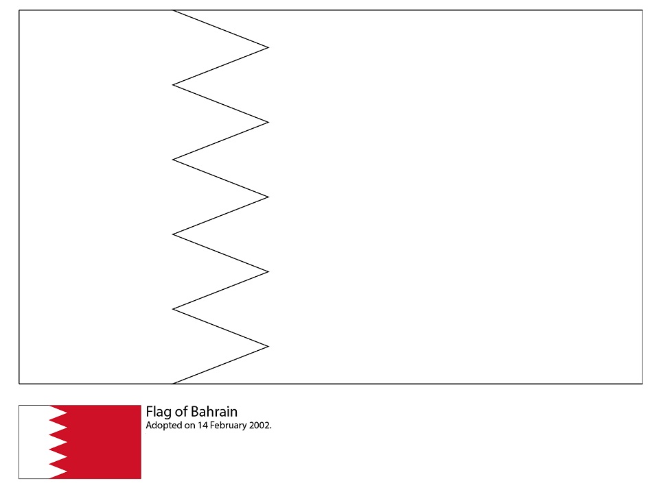 Bahrain Flag