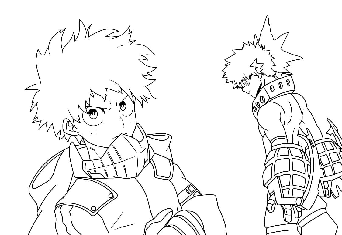 Bakugo and Izuku Midoriya