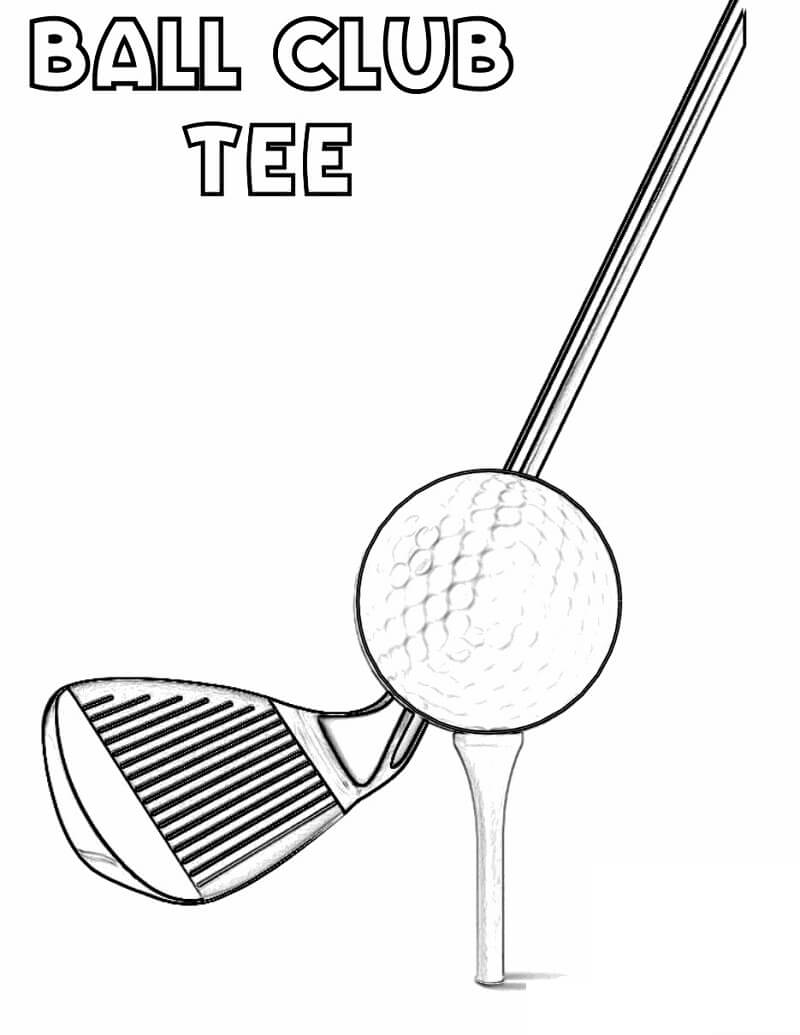 Ball Club Tee Coloring Game Ball Club Tee