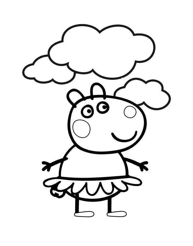 Ballet Suzy Sheep Coloring Game Ballet Suzy Sheep