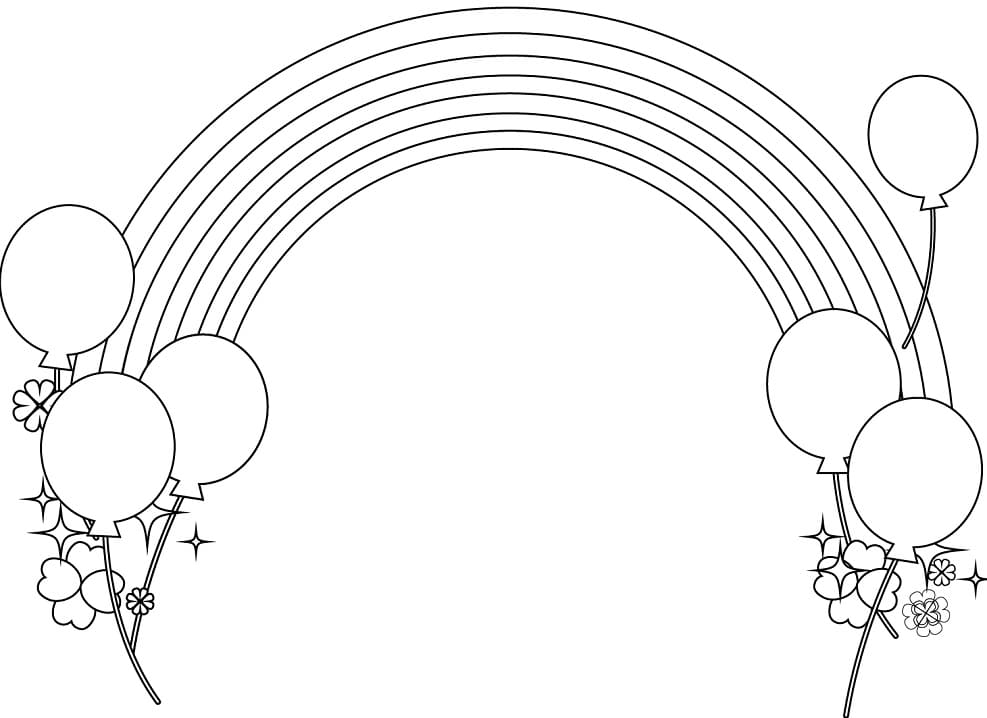 Balloons and Rainbow