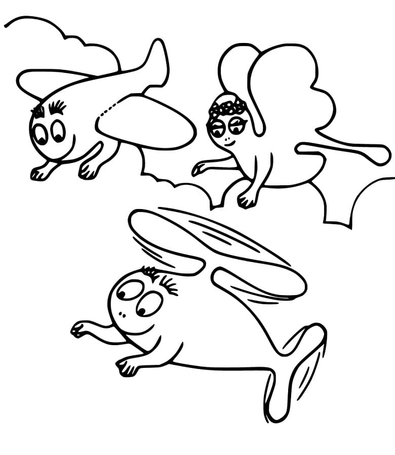 Barbabravo and Barbalala Coloring Game Barbabravo and Barbalala