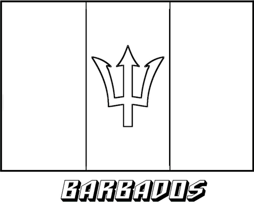 Barbados Flag