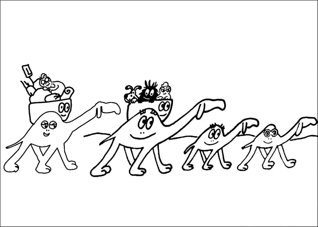 Barbapapa 10 Coloring Game Barbapapa 10