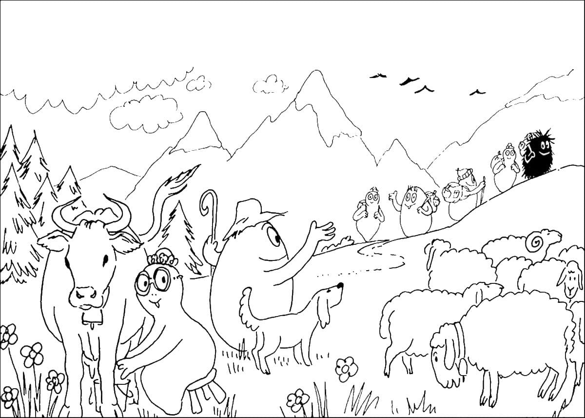 Barbapapa 13 Coloring Game Barbapapa 13