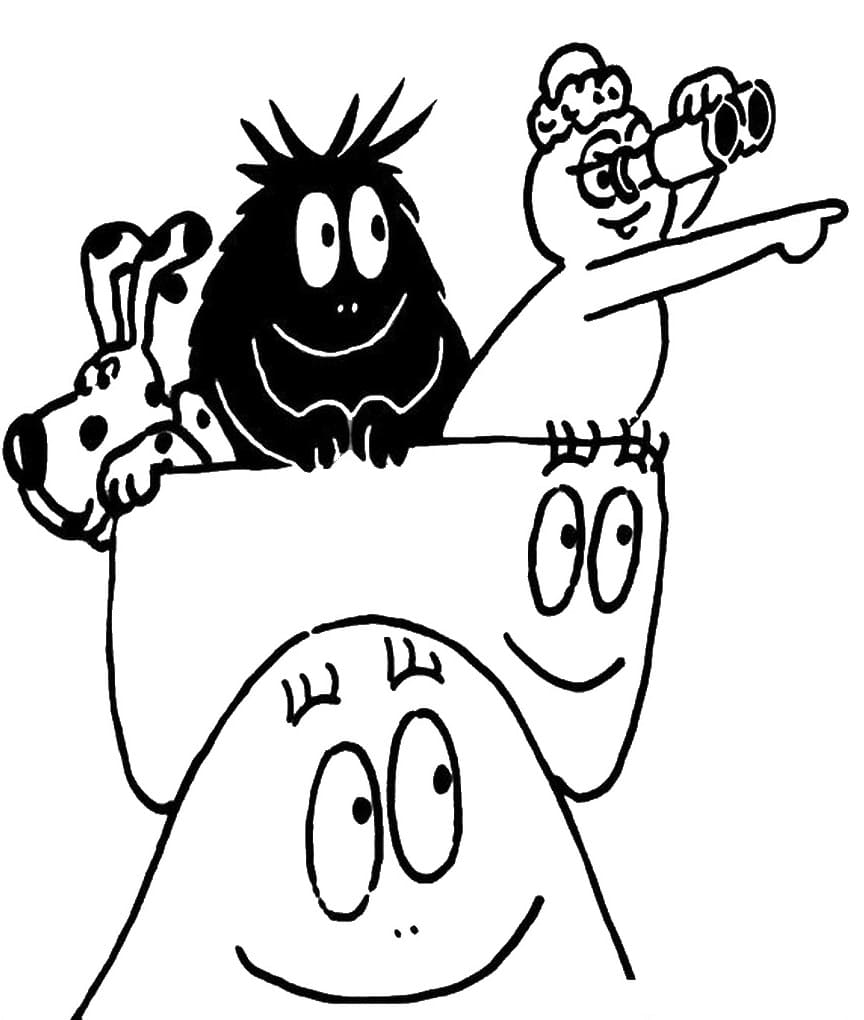 Barbapapa 15 Coloring Game Barbapapa 15