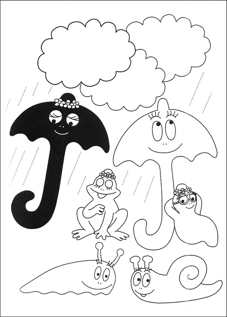 Barbapapa 17 Coloring Game Barbapapa 17