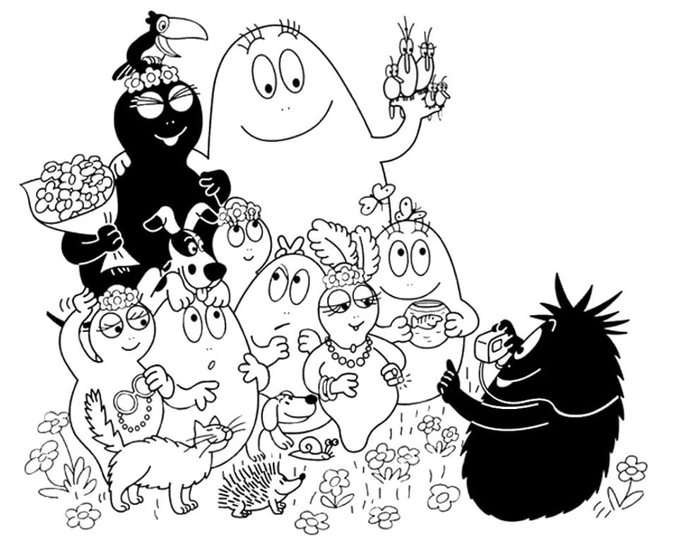 Barbapapa 19 Coloring Game Barbapapa 19