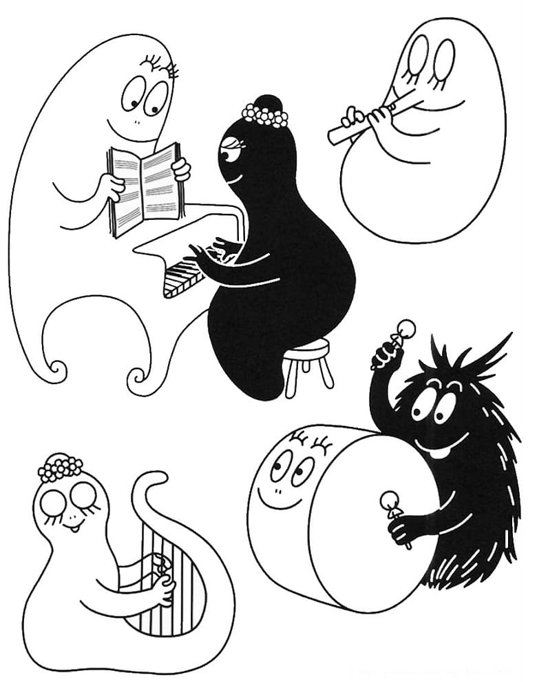 Barbapapa 21 Coloring Game Barbapapa 21