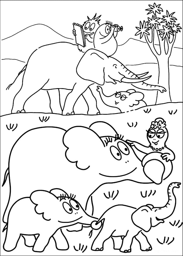 Barbapapa 23 Coloring Game Barbapapa 23