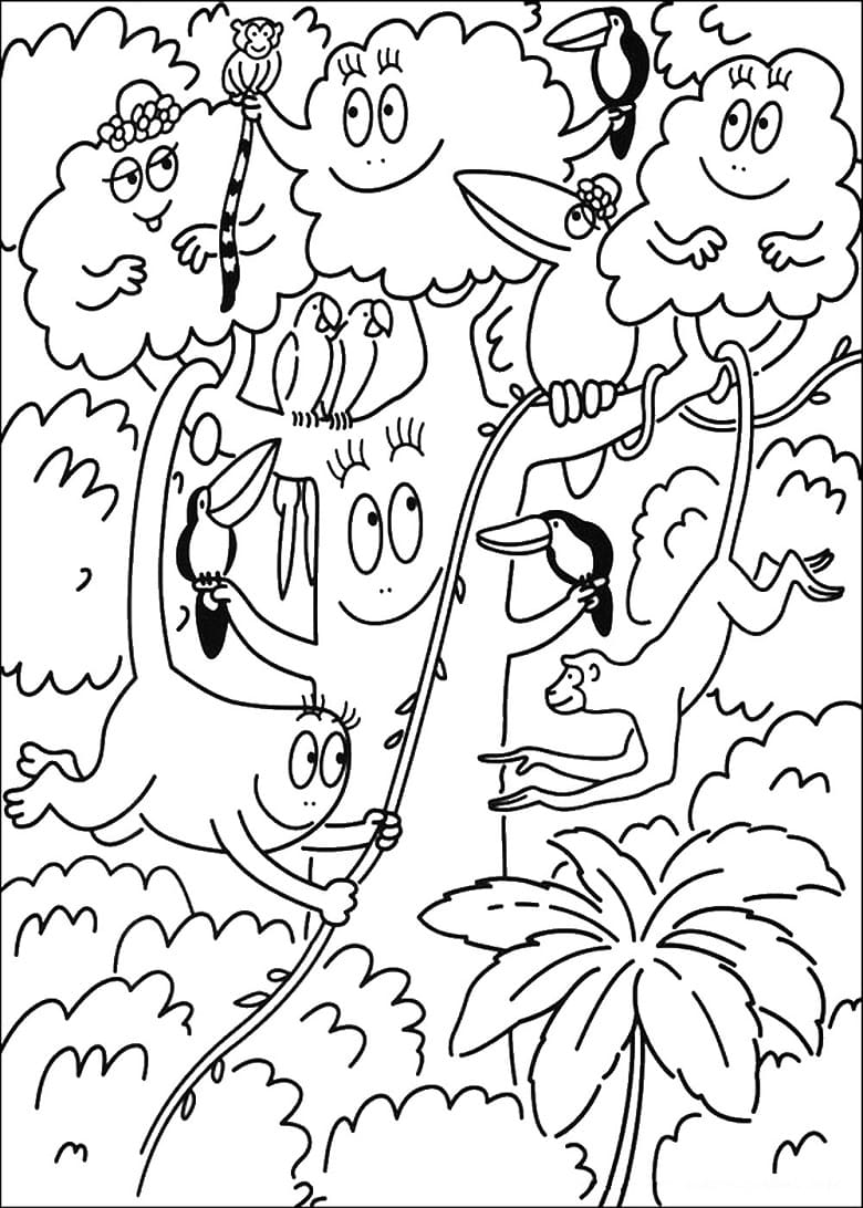 Barbapapa 27 Coloring Game Barbapapa 27
