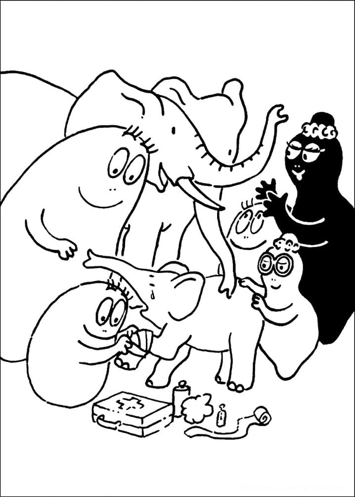 Barbapapa 28 Coloring Game Barbapapa 28
