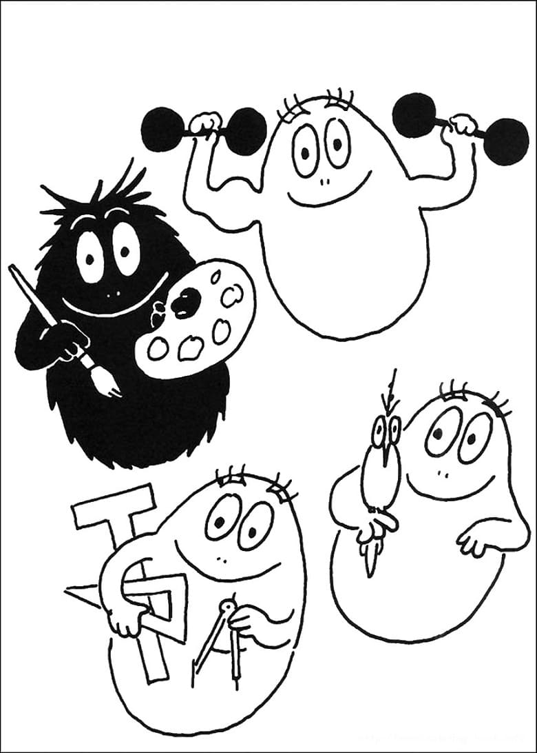 Barbapapa 29 Coloring Game Barbapapa 29