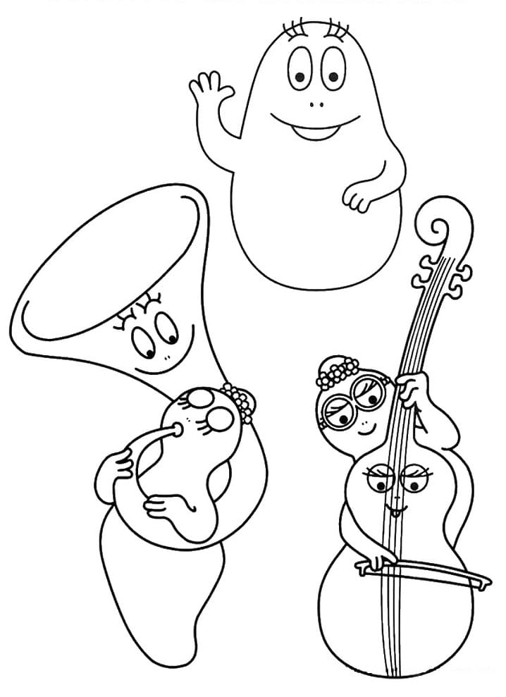Barbapapa 31 Coloring Game Barbapapa 31
