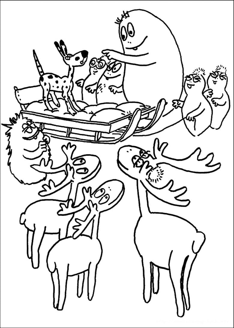 Barbapapa 5 Coloring Game Barbapapa 5
