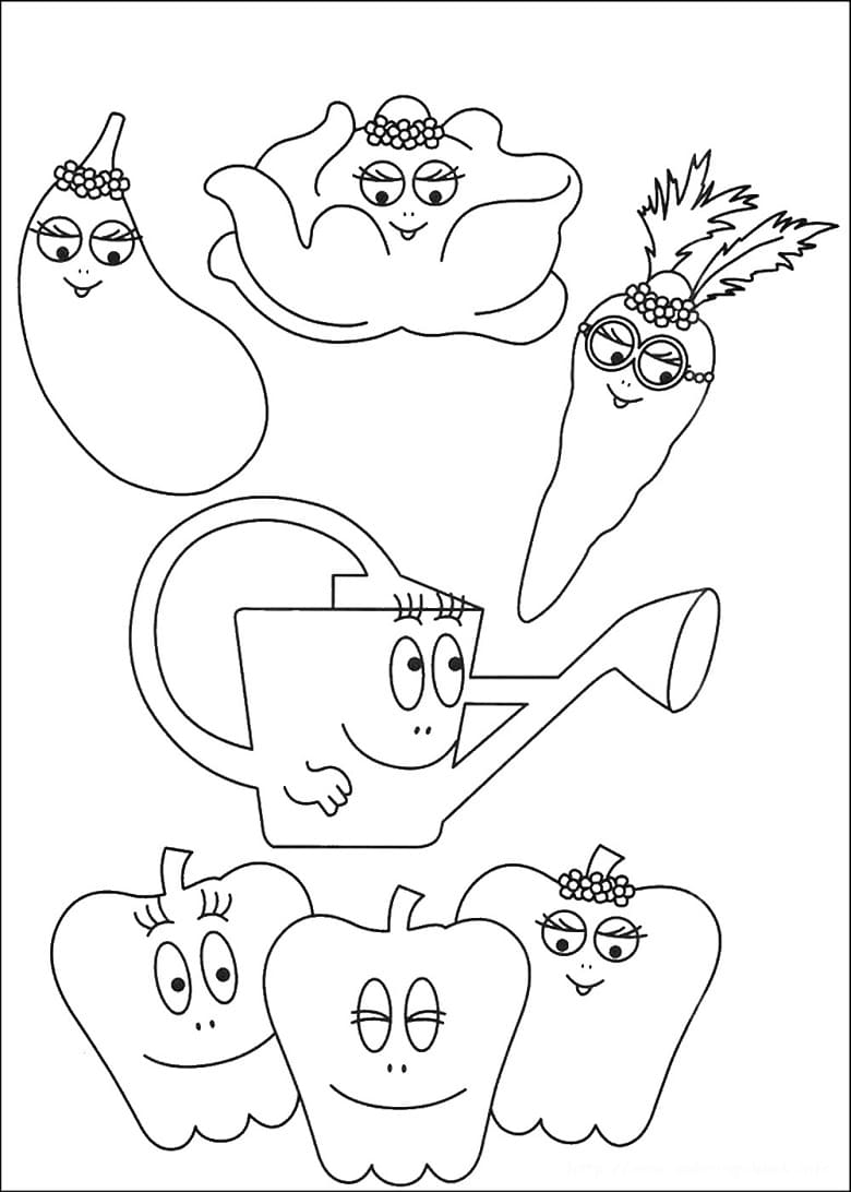 Barbapapa 8 Coloring Game Barbapapa 8