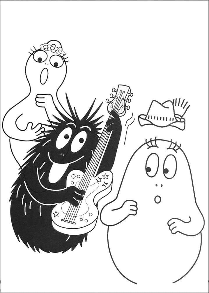 Barbapapa Printable Coloring Game Barbapapa Printable