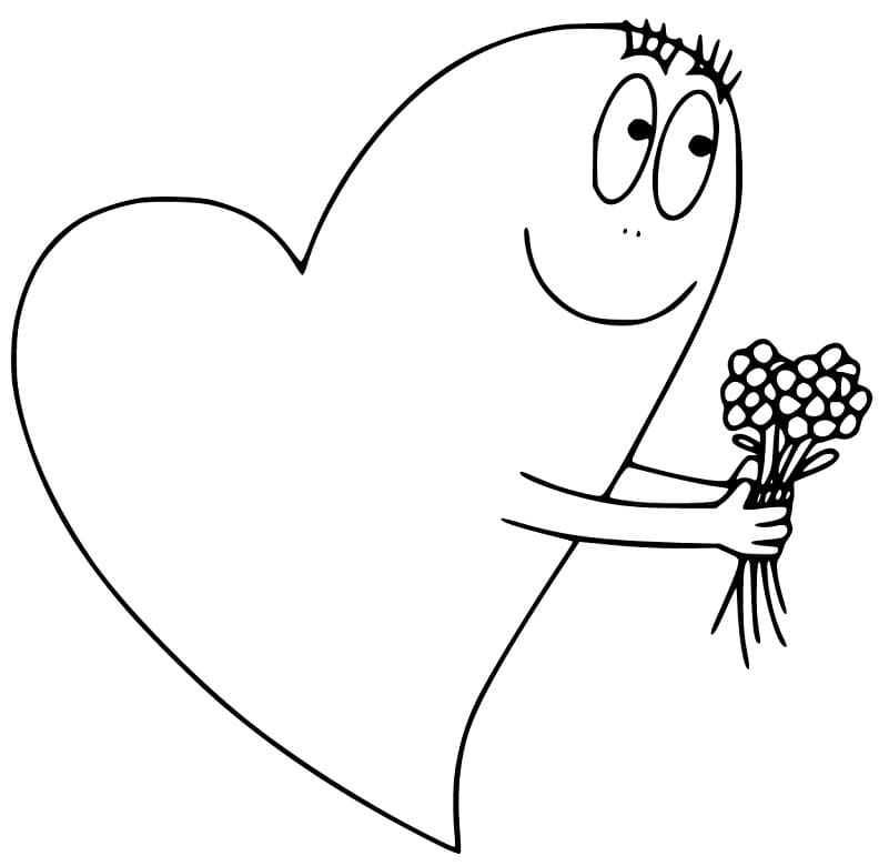 Barbapapa and Flowers Coloring Game Barbapapa and Flowers
