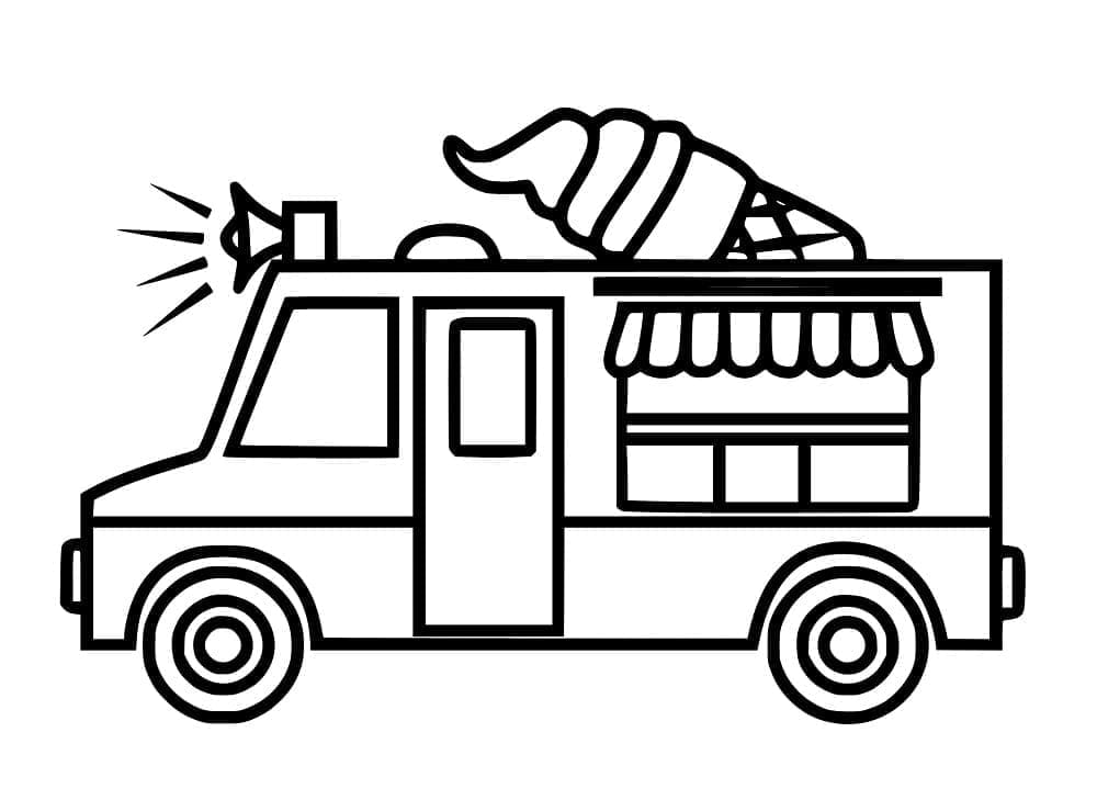 Basic Ice Cream Truck Coloring Game Basic Ice Cream Truck
