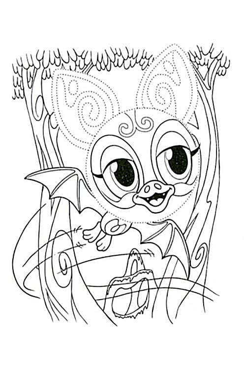 Bat Zoobles Coloring Game Bat Zoobles
