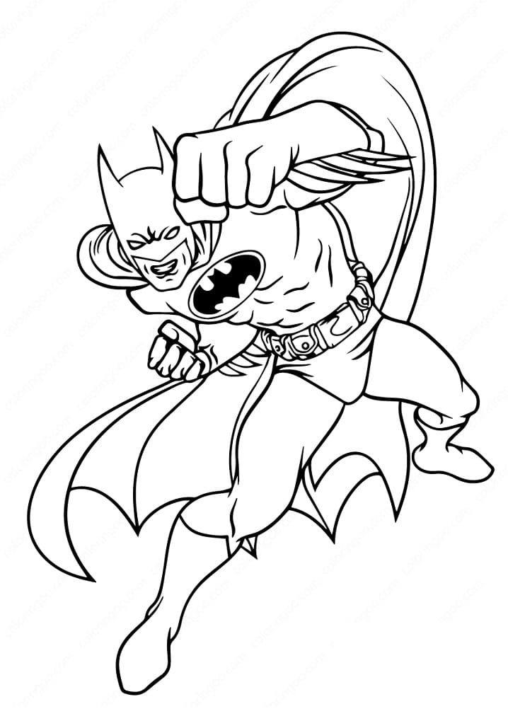 Batman 5 Coloring - Play Free Coloring Game Online