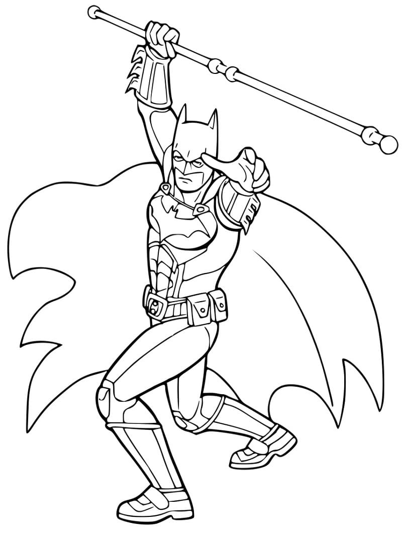 Batman with Stick