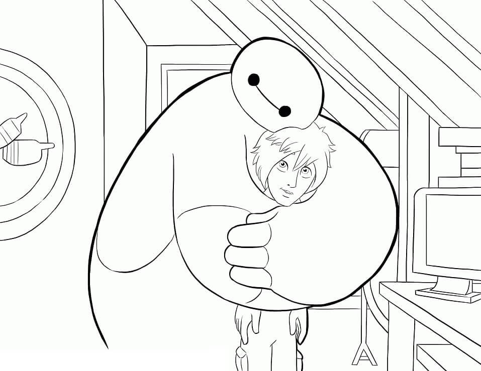 Baymax is Hugging Hiro