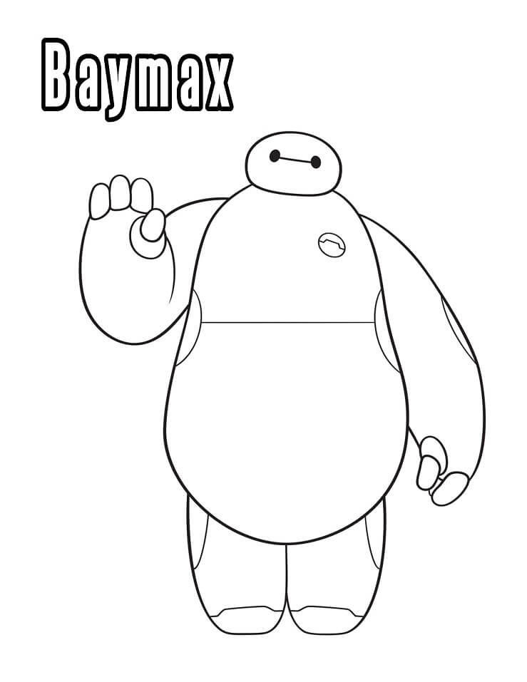 Baymax is Waving Hand