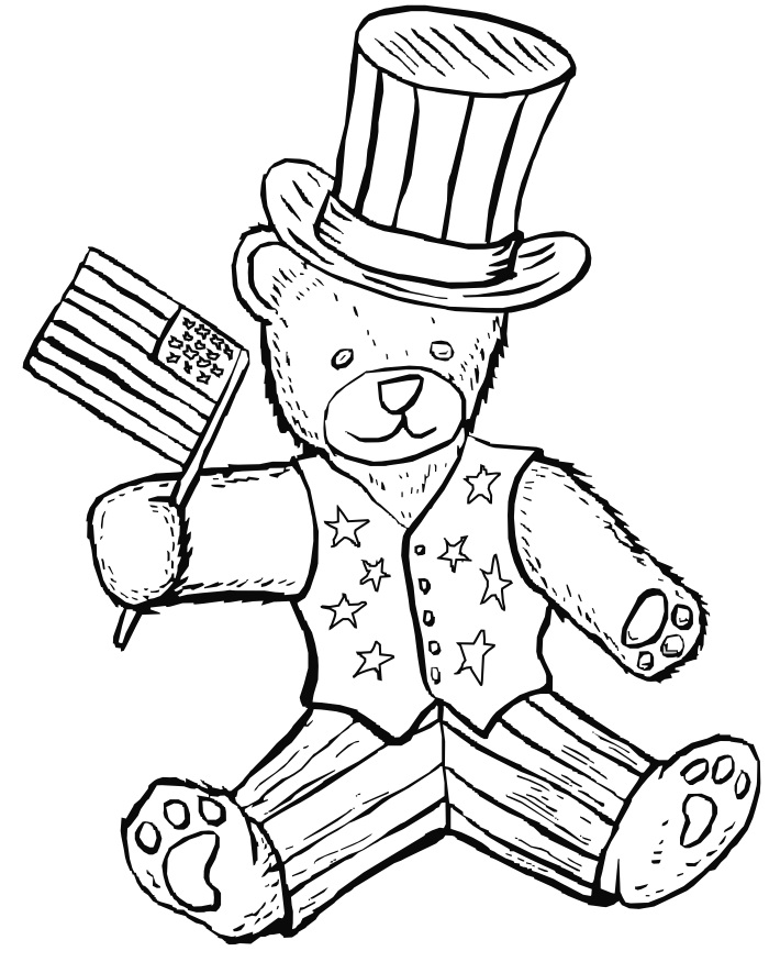 Bear Patriotic