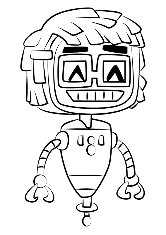 Beatrice from Looped Coloring Game Beatrice from Looped