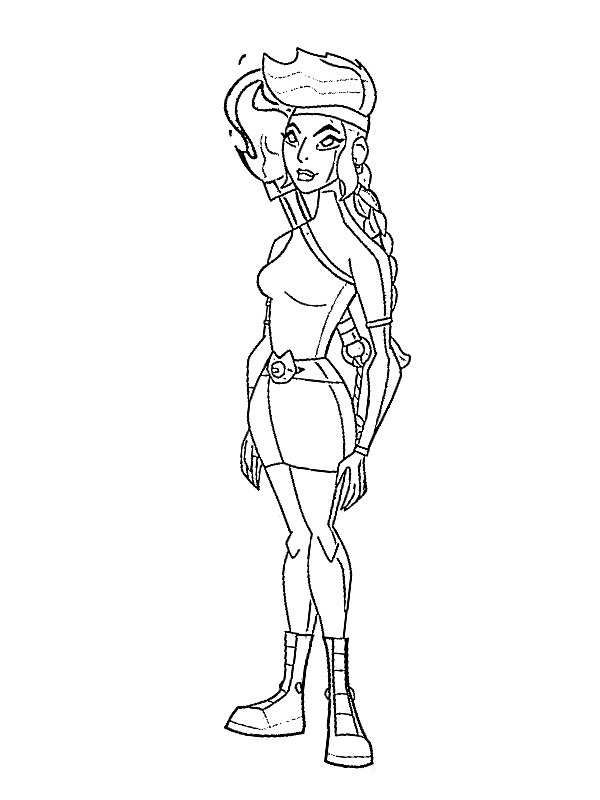 Beautiful Amber Brawl Stars Coloring Game Beautiful Amber Brawl Stars
