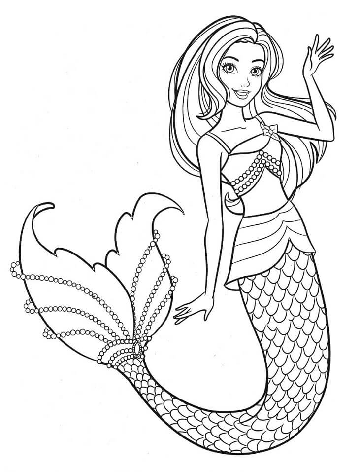 Beautiful Barbie Mermaid