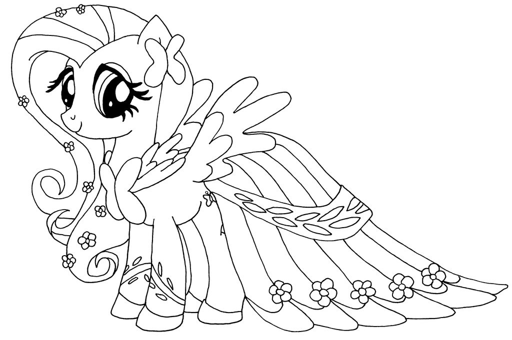 Beautiful Fluttershy Coloring Game Beautiful Fluttershy
