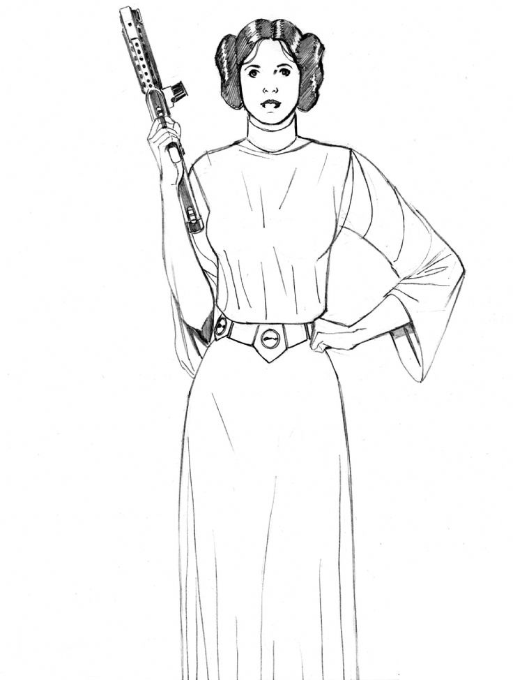 Beautiful Princess Leia