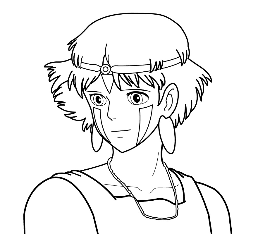 Beautiful Princess Mononoke