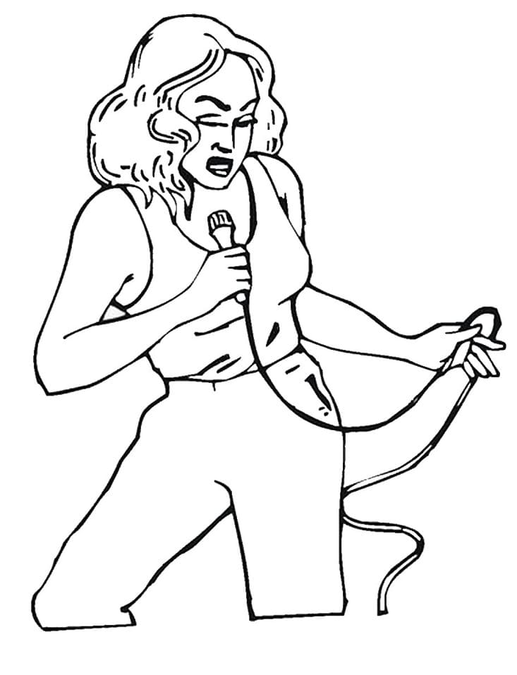 Beautiful Rockstar Coloring Game Beautiful Rockstar