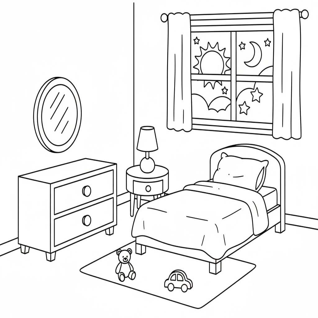 Bedroom Free Printable For Kids