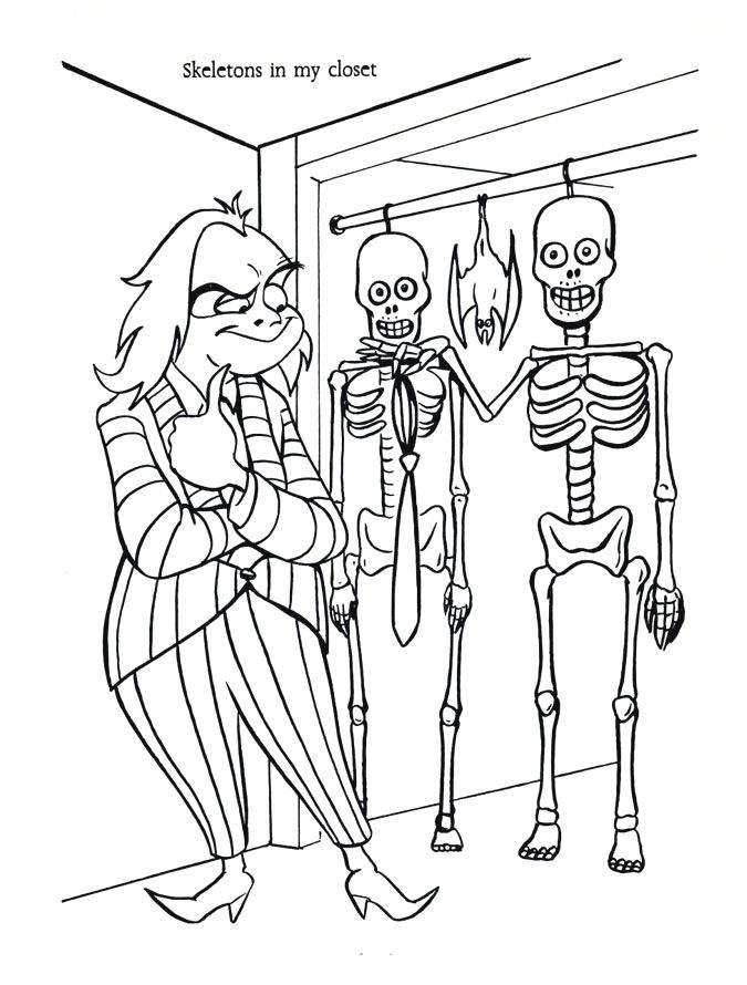 Beetlejuice with Skeletons