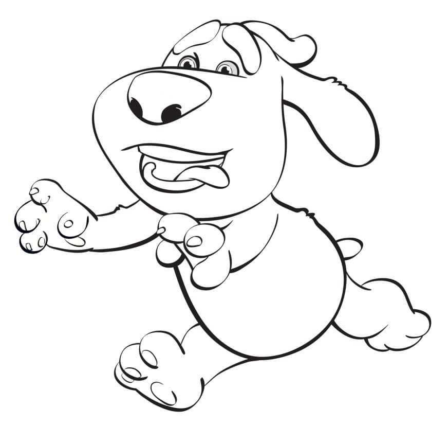 Ben from Talking Tom Coloring Game Ben from Talking Tom