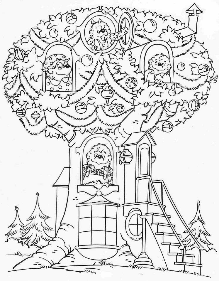 Berenstain Bears in Treehouse