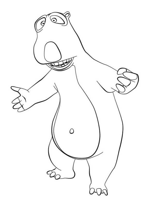 Bernard Bear 1 Coloring Game Bernard Bear 1