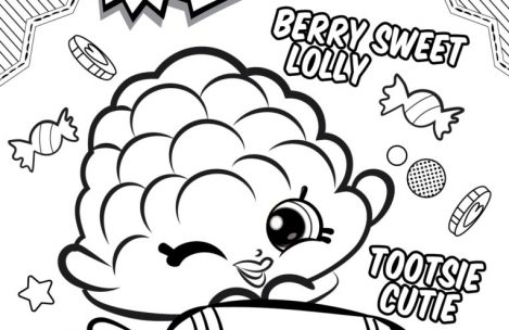 Berry Shopkin Cute Coloring Game Berry Shopkin Cute